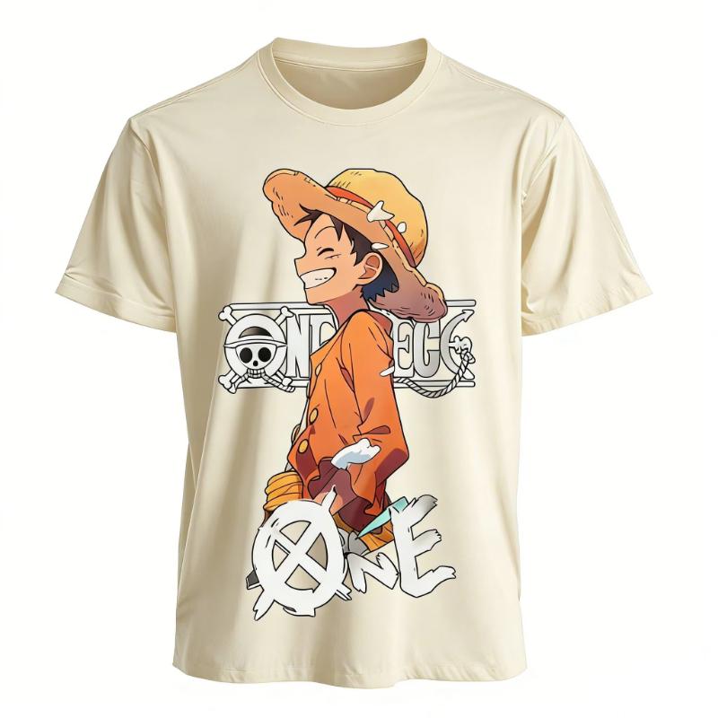 One Piece Anime Graphic T Shirt Men Women Luffy Cotton Summer 2026 Casual Short Sleeve Tee Cartoon Print Tops Manga Cosplay Y2k