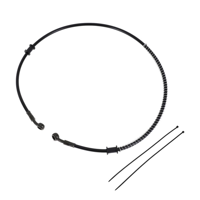UXCELL 100cm Motorcycle Brake Clutch Oil Hose Line Black
