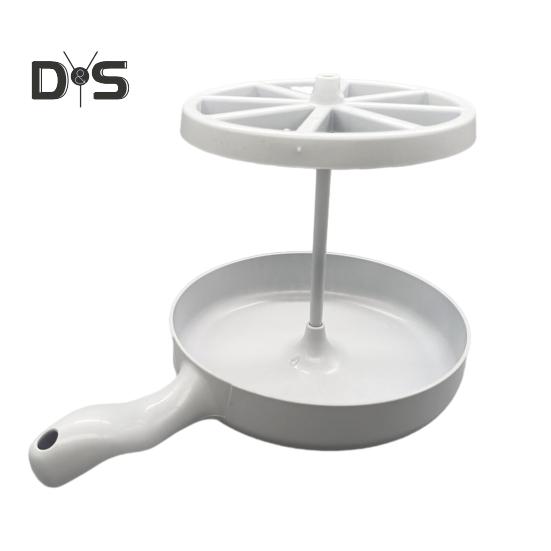 

Противень для микроволновки с беконом, хрустящий бекон, жироуловитель с ситечком, подставка для духовки, универсальная посуда для приготовления фаст-фуда белый