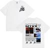 Rapper Myke Towers Graphic Printed T-shirts for Men Harajuku Hip Hop Oversized T Shirt Unisex Summer Cotton Short Sleeve T-shirt