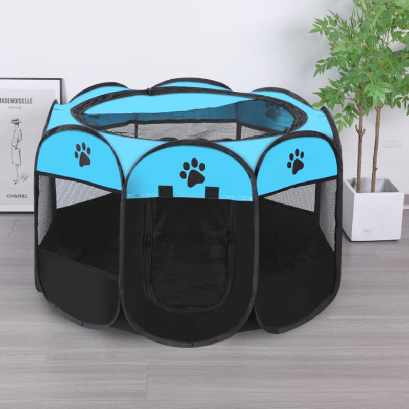 Pet Fence Pet Tent Oxford Buenclaw Foldable Dog Cage Dog Cat Delivery Room Kennel Cat Nest