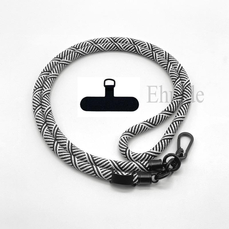 

Multifunctional Cell Phone Lanyard Adjustable Crossbody Neck Nylon Shoulder Strap Universal 1 CM Thick Rope Mobile Case Cover