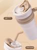 500ML Insulated Cup Cold and Hot Coffee Tumbler with Handle Lid Straw  316 Stainless Steel Water Bottle Vacuum Thermos Cup
