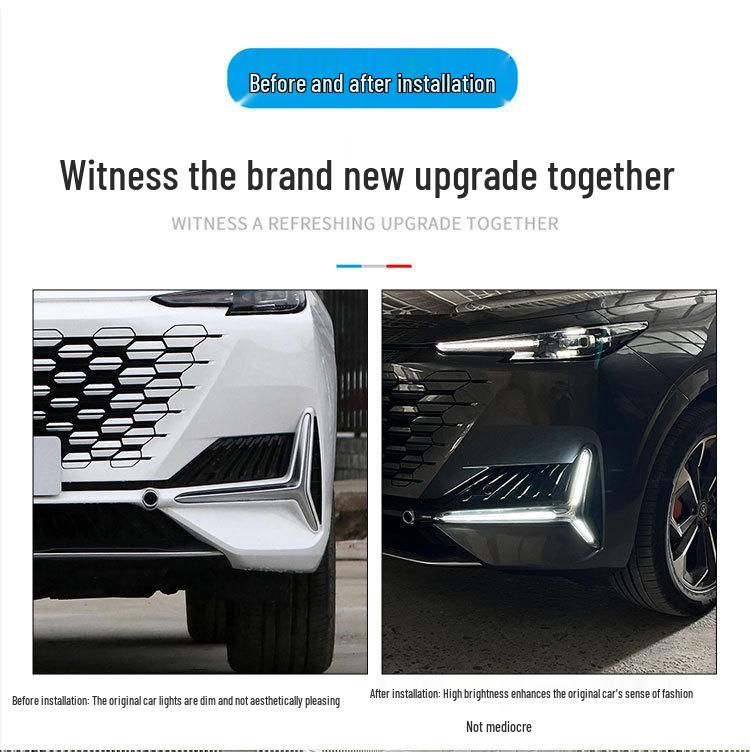 Chang'an UNIK LED DRLs & Fog Lights with Flowing Turn Signals