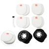 Replacement Filter Set Compatible with For Shark IZ201 IZ251 IZ202 IZ252 IZ103UKGB Vacuum Cleaner Set of 8