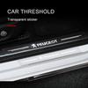 4X Auto Schwellerschutz Transparent Dekorative 3D Aufkleber Für Peugeot 308 408 508 RCZ 208 3008 2008 206 207 108 406 407 408 206 207 208 306 307