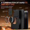 Luxury Armor Phone Case For Samsung Galaxy A57 A56 A36 A26 A06 A54 A14 Magnetic Bracket Holder Lens Protection Shockproof Cover