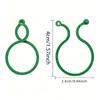 50/20 Pcs Plant Support Clips Sturdy Adjustable Tomato Vine Holders Fit Garden Stakes Cages Efficient Growth For Home Gardeners