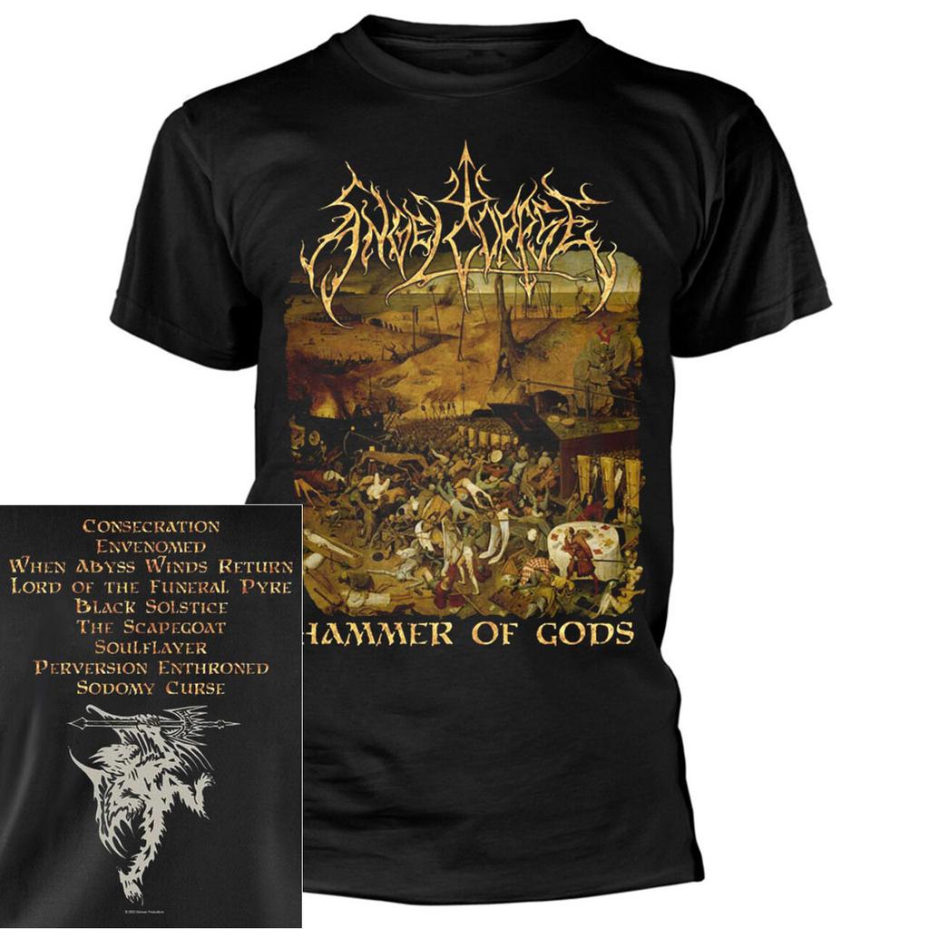 Angelcorpse Hammer Of Gods Maglietta S-4XL T-Shirt Maglietta Band Metal