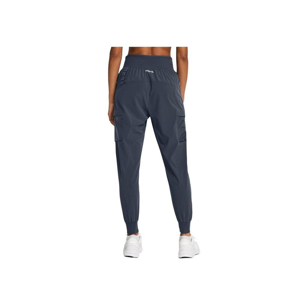 Under Armour Comfortable Lace-Up Sports Trousers Women Bottoms Grey 1383359-044
