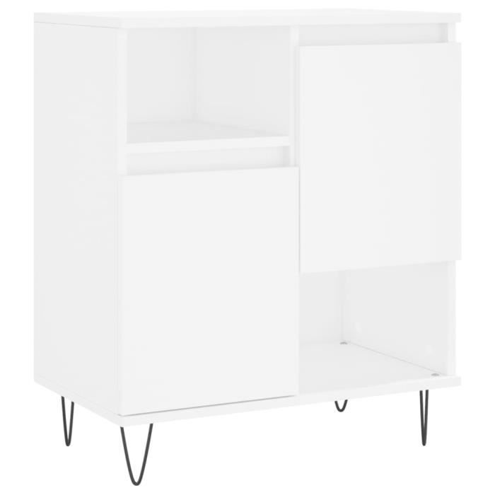 VidaXL White Buffet 60x35x70 Cm Engineered Wood 831188