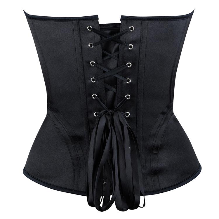 Women's Court Style Chest Support Steel Ring Shaping Top