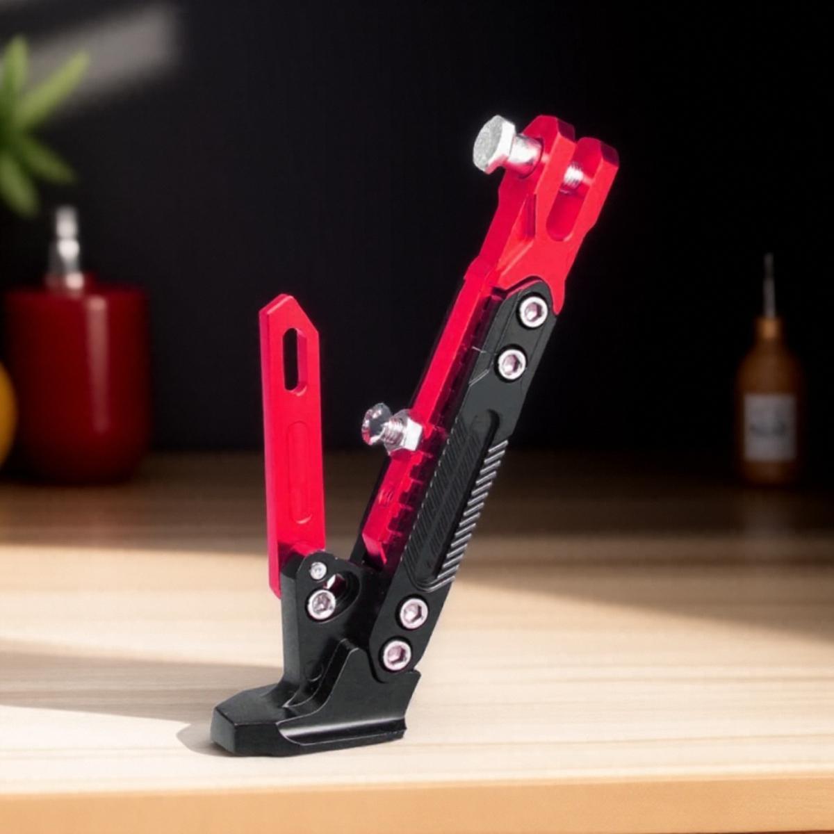 

Adjustable Foot Side Support Kickstand for Electric Motorbike Parking Stand Motorcycle Accessories Stable Side Support красный