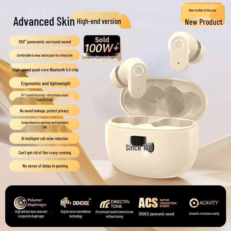 2025 Bluetooth Earbuds: Long Battery, Noise Cancelling, Sports-Ready, High Quality Sound, Universal Fit for Android