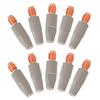 AD23-10PCS 24KD Welding Contact Tips Coating Protect M6 Gas Nozzle Tip 0.8Mm MIG Welding Torche Welding