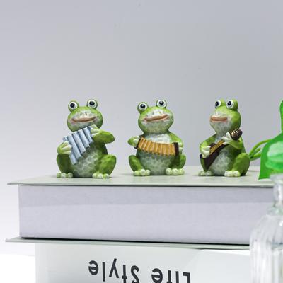 Band Little Frog Courtyard Garden Lawn Decoration Home Desktop Animal Ornaments