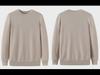 Maglione Invernale da Uomo Collo Tondo in Pile Spesso - Caldo Pullover a Manica Lunga Lavorato a Maglia