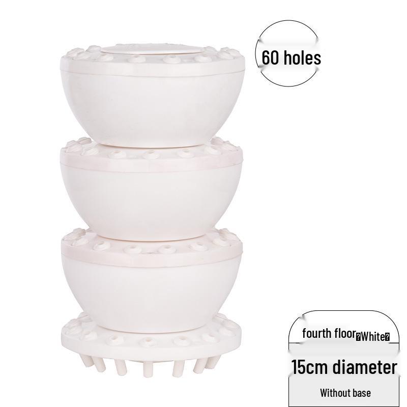 Multifunctional Display Stand for Candied Hawthorn, Cotton Candy & Potato Tower with Plastic Stick Holder