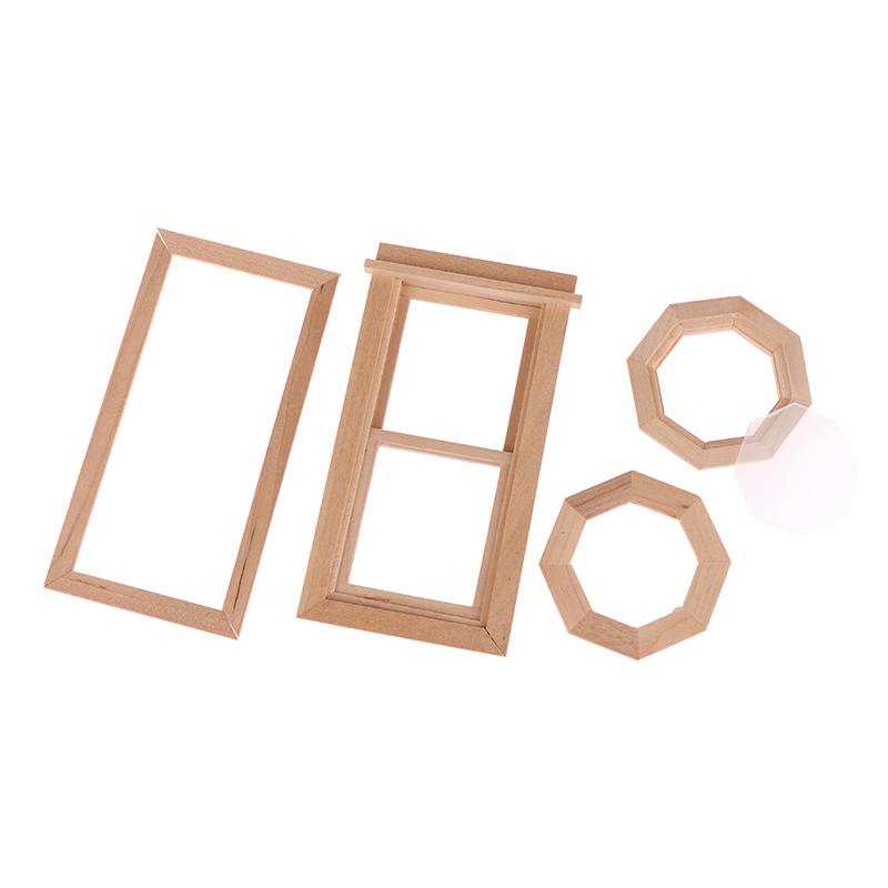 Miniature Dollhouse Square Window Star Anise Window Model Furniture Accessories