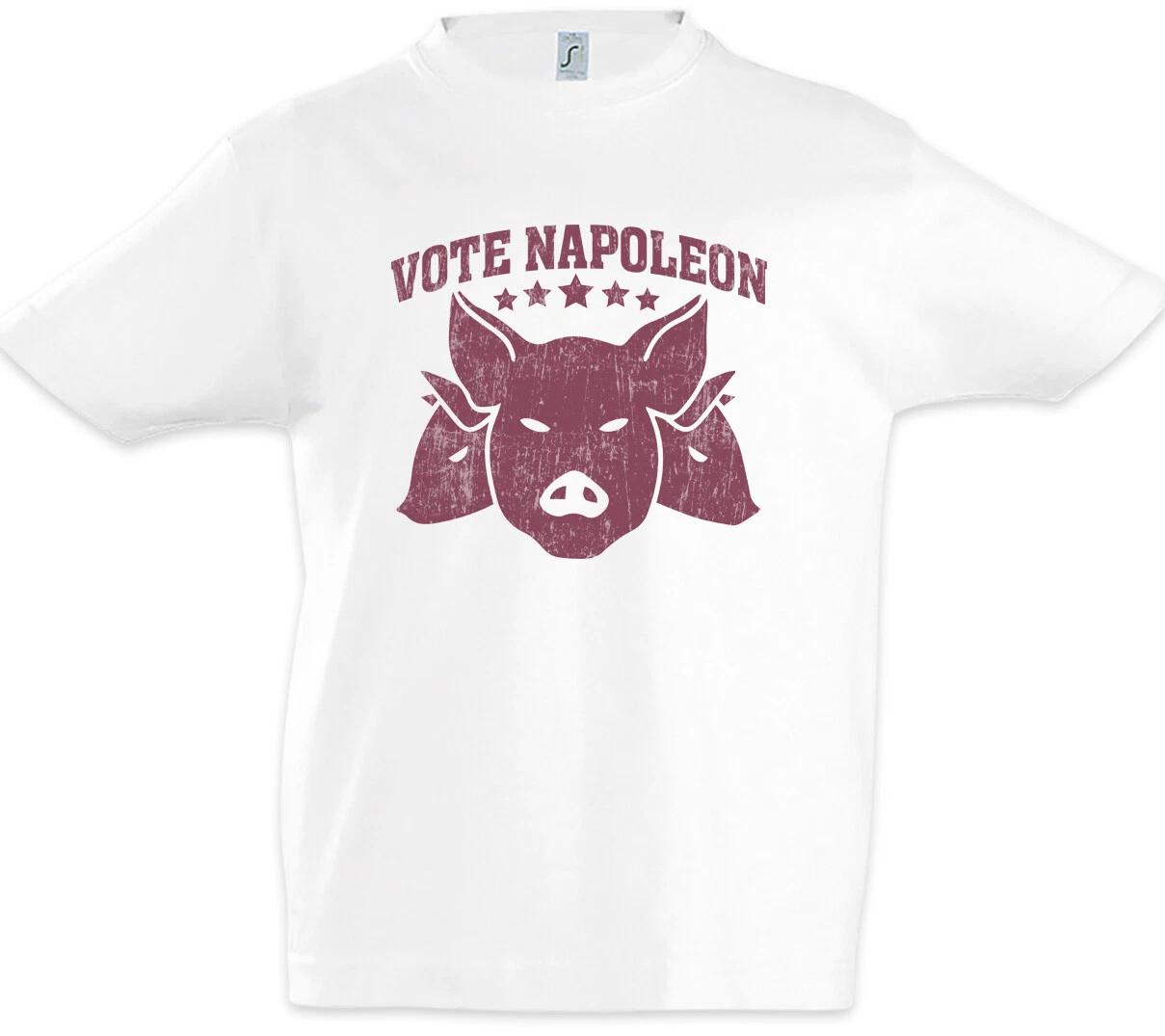 Vote Napoleon Kids Boys kids boys T-Shirt Animal Animals Farm Logo For The Animals 140