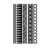 Geometric Pattern Bracelet Waterproof Temporary Tattoo, Lasting 1-2 Weeks, Realistic Semi-Permanent Fake Tattoo