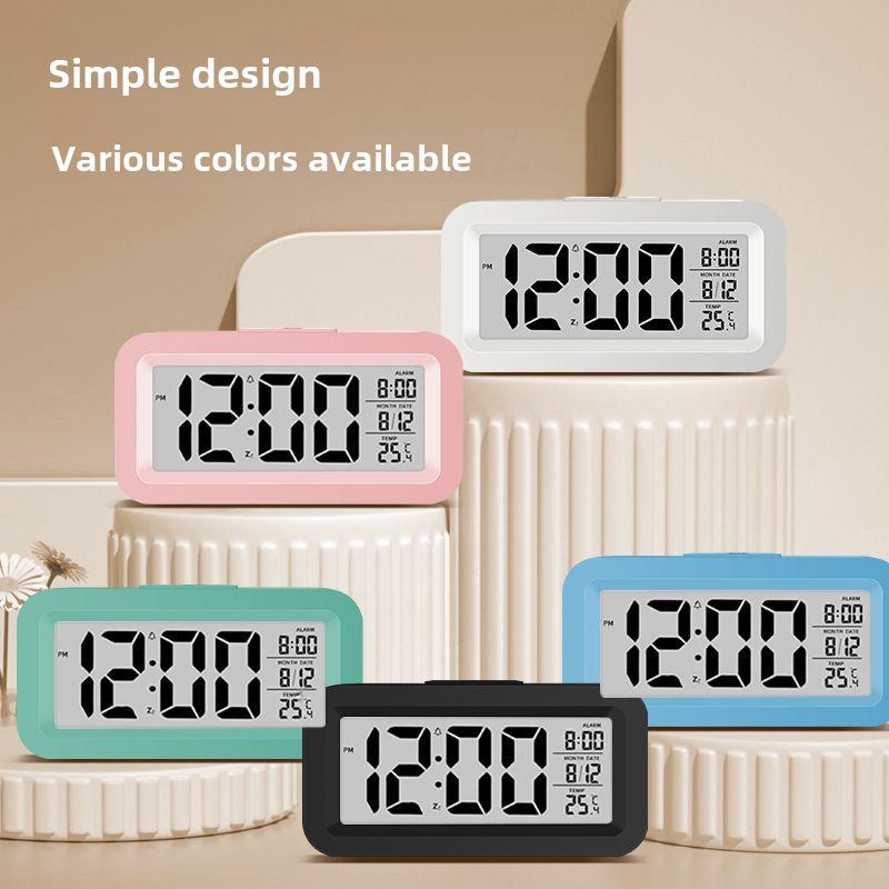 Ceas deșteptător multifuncțional puternic pentru studenți - Compact pentru utilizare pe noptieră și pe birou