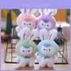 Adorable Plush Bunny Keychain Cute Rabbit Bag Charm Soft Stuffed Animal Doll