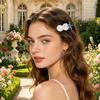 1 Pair Hairpins Imitation Shell Starfish Decor Hair Clips Ocean Style Summer Side Bang Hair Pins Hair Accessories
