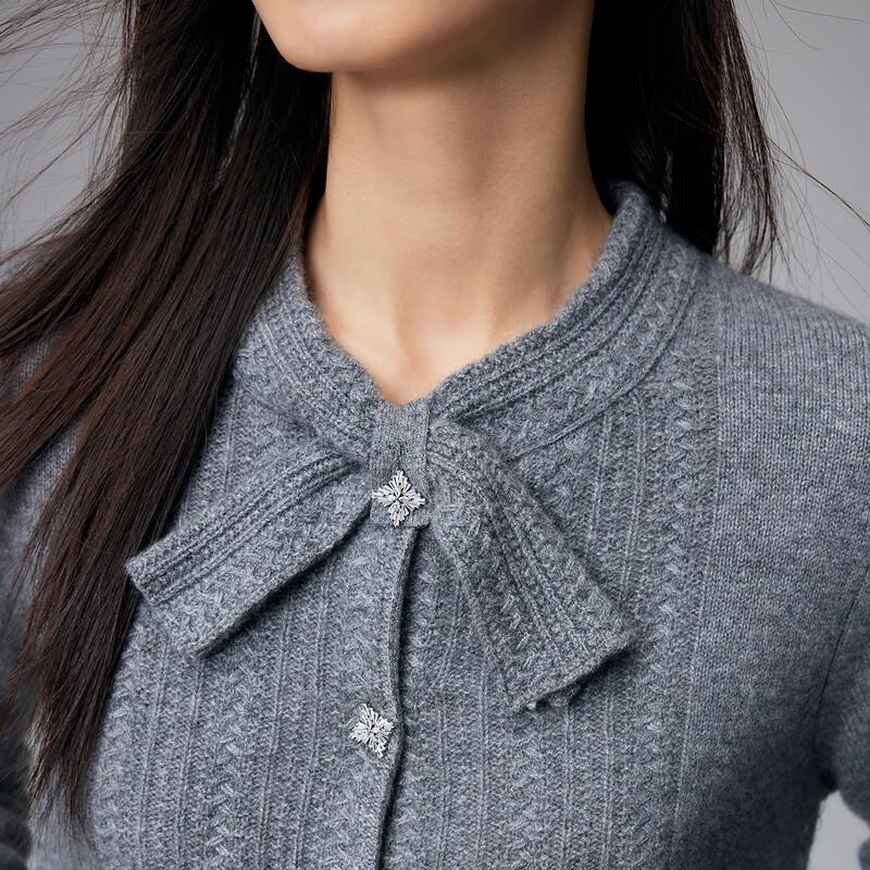 PALUOPO Women's 100% Cashmere Tie-Waist Sweater