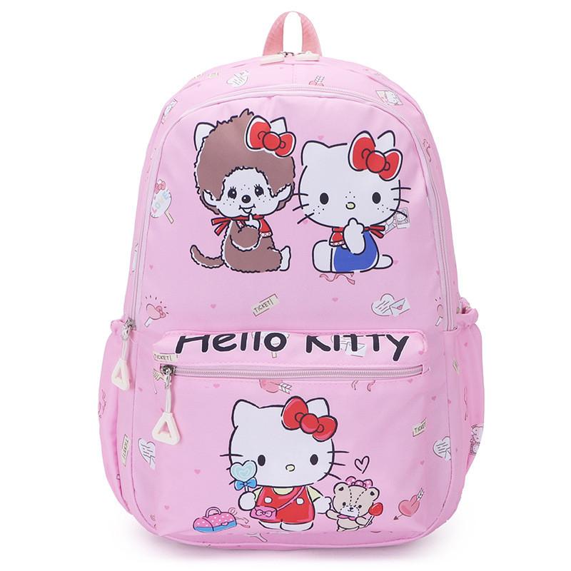 With Cartoon Backpack Print Design Suitable For Daily Kid