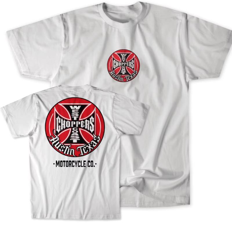 Heißes West Coast Choppers Grafik Baumwoll-T-Shirt Unisex Sommer Kurzarm Modemarke T-Shirt Luxus Lässig Vintage T-Shirts 2026 Neu