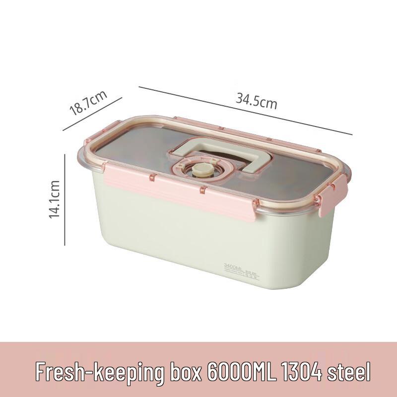 304 Stainless Steel Rectangular Food Storage Container
