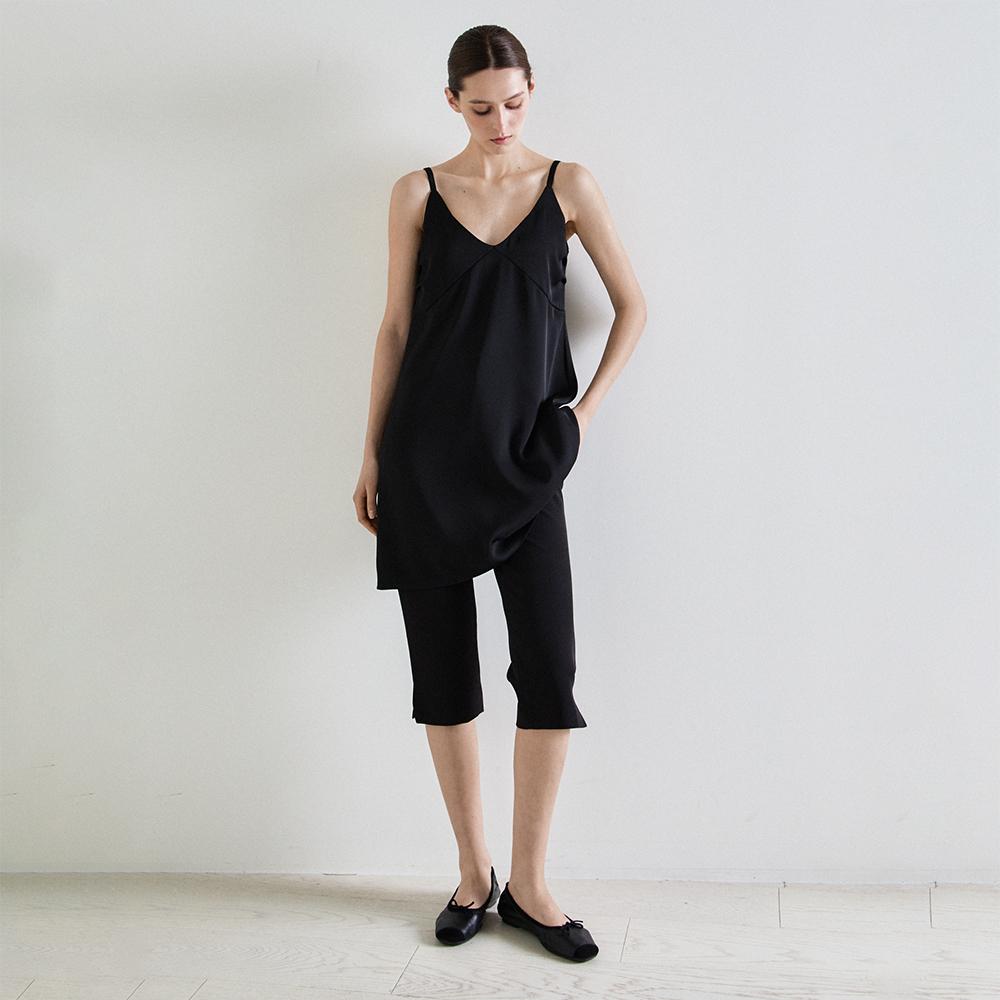 Nowood Silken Mini Dress (Black)