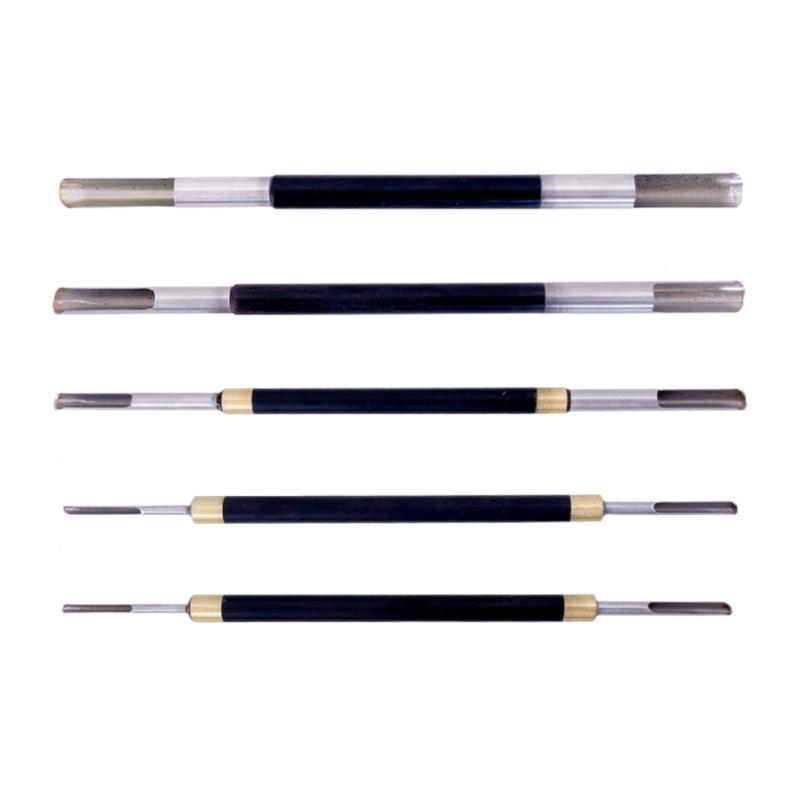 

5Pcs Double Head Pottery Hole Puncher Carving Tool Wood Handle Stainless Steel Clay Sculpting Tool For Ceramic Crafting 1