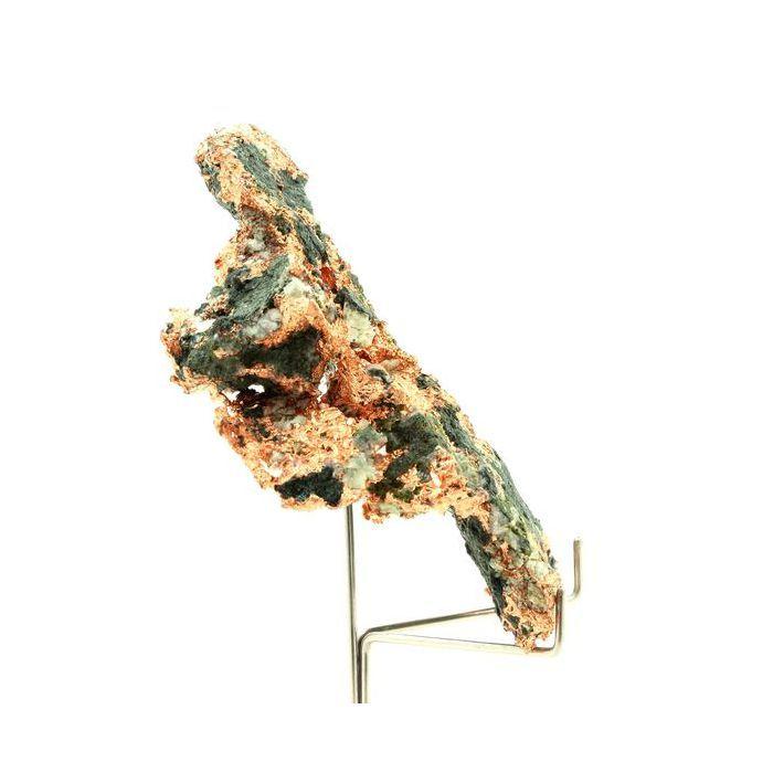 Pierres et Minéraux. Cuivre Natif + Quartz. 1067.90 ct. Keweenaw Co., Michigan, USA.