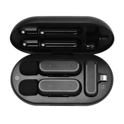 Sistem de microfon Clipon portabil OnetriggerTwo pentru înregistrare video Mic de transmisie 20M