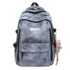Schoolbag new ins college students versatile tie-dye schoolbag simple and fashionable large capacity junior high school students computer backpack