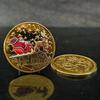 European and American Commemorative Coins, Christmas Commemorative Medals, Colored Santa Claus Small Gifts, Metal Badges