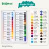 DELGREEN KÜNSTLERQUALITÄT Weiche feste Gouache-Farbstifte/Pastelle/Buntstifte Basic/Macaron 12/18 Farben Zeichnen Sicher Ungiftige Pastelle