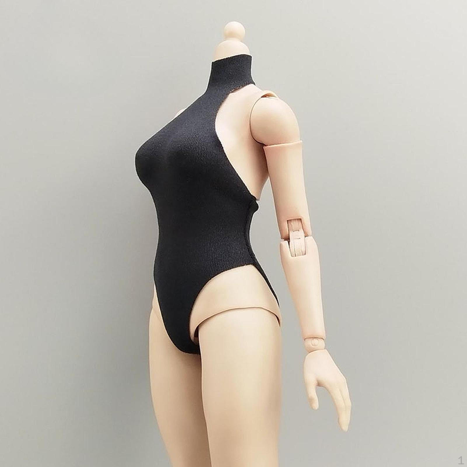 

1/6 Масштаб Женская Кукольная Одежда, Одежда, Купальник, Комбинезон, Повседневный Мини-Костюм для 12-дюймовой Женщины Black