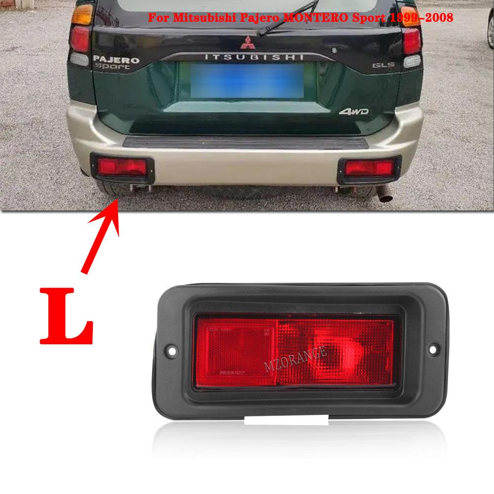 

Автомобильный задний фонарь противотуманные фары задний бампер отражатели фары для Mitsubishi Pajero MONTERO Sport 1999-2008 аксессуары автозамена