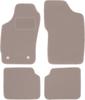 Beige Velour Floor Mats For: Peugeot 205 Hatchback (1983-1998)