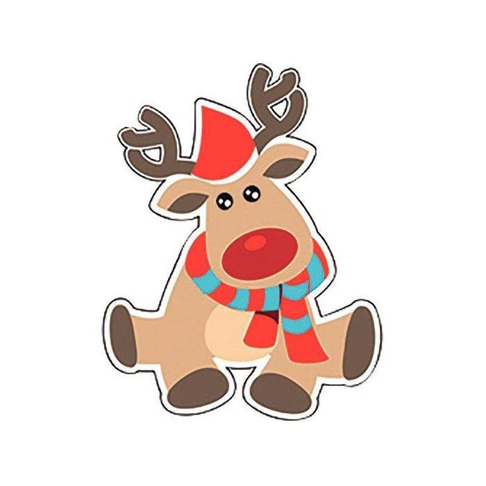 Gommettes rennes et compagnie 1,7 à 7,5 cm 30 pièces