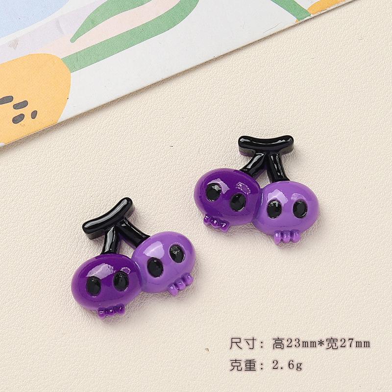 10 Pcs New Cartoon Halloween Book Bat Animal Series Resin Scrapbook Diy Jewelry Party Children Gift Hairpin Accessories A8