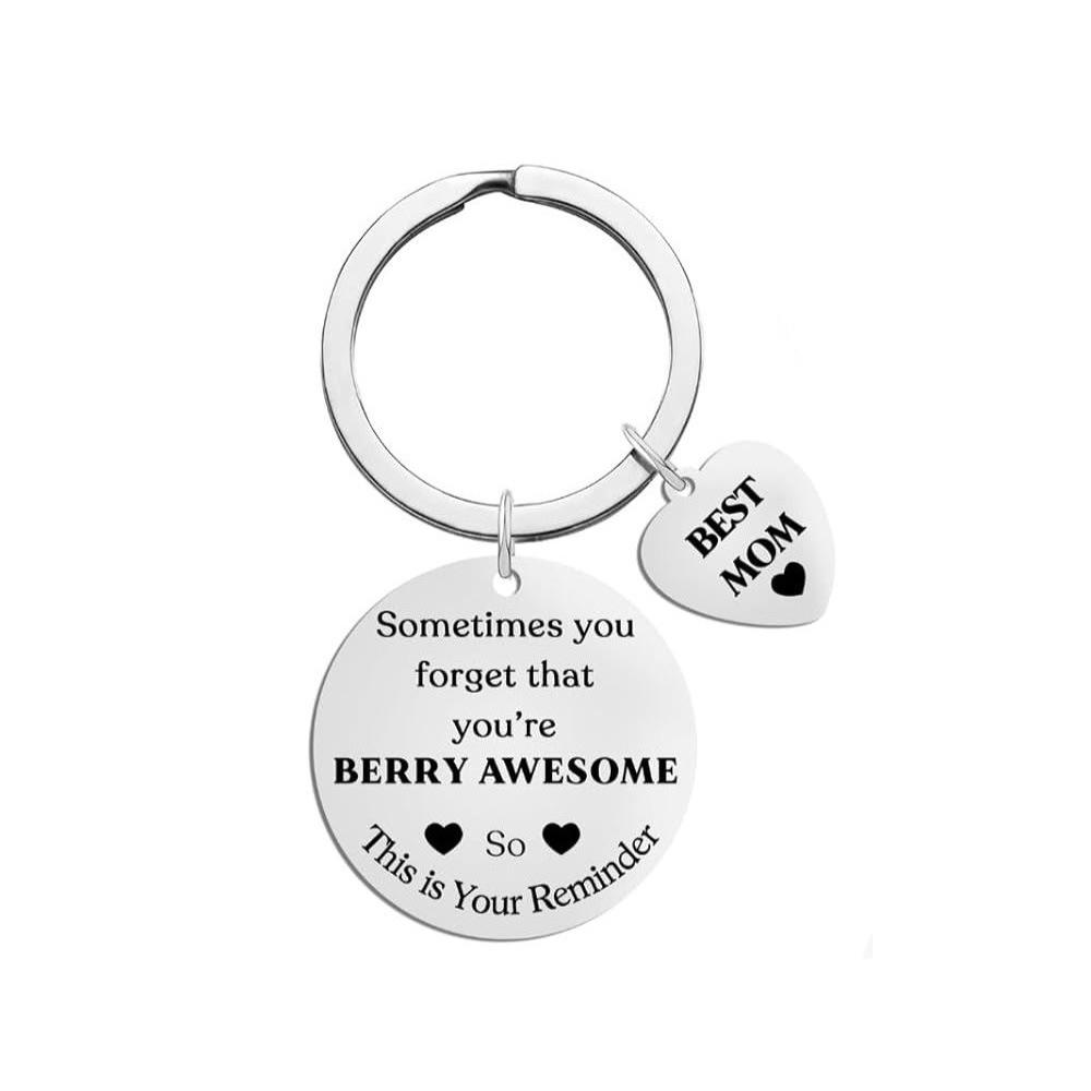 

Stainless Steel Inspirational Keychain for Friends Sisters Family Bag Car Key Pendant Jewelry Stainless Steel Keychain for Backpack Bag Pendant 3*3CM