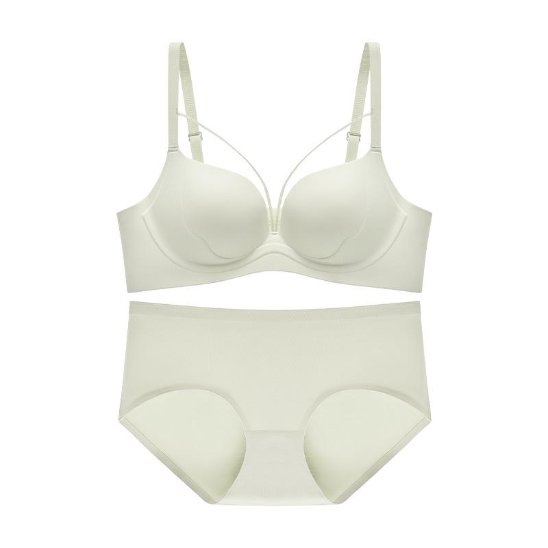 Traceless gathering, secondary breasts underwear, sexy pure desire to support, showing big breathable leopard print, small chest, no steel ring bra