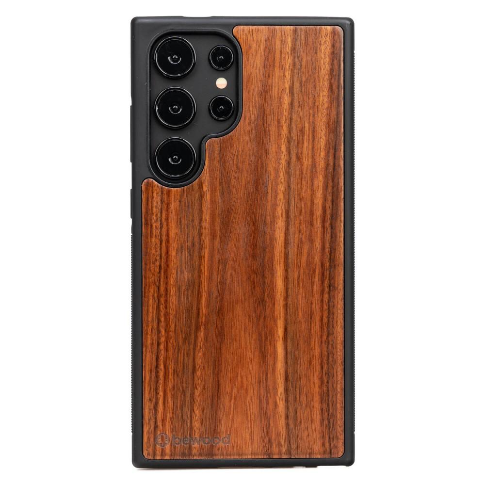 Bewood Wooden Case for Samsung Galaxy S24 Ultra, Rosewood Santos