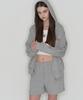 Tteolseutikeulleob Studded Set Short Pants - Gray
