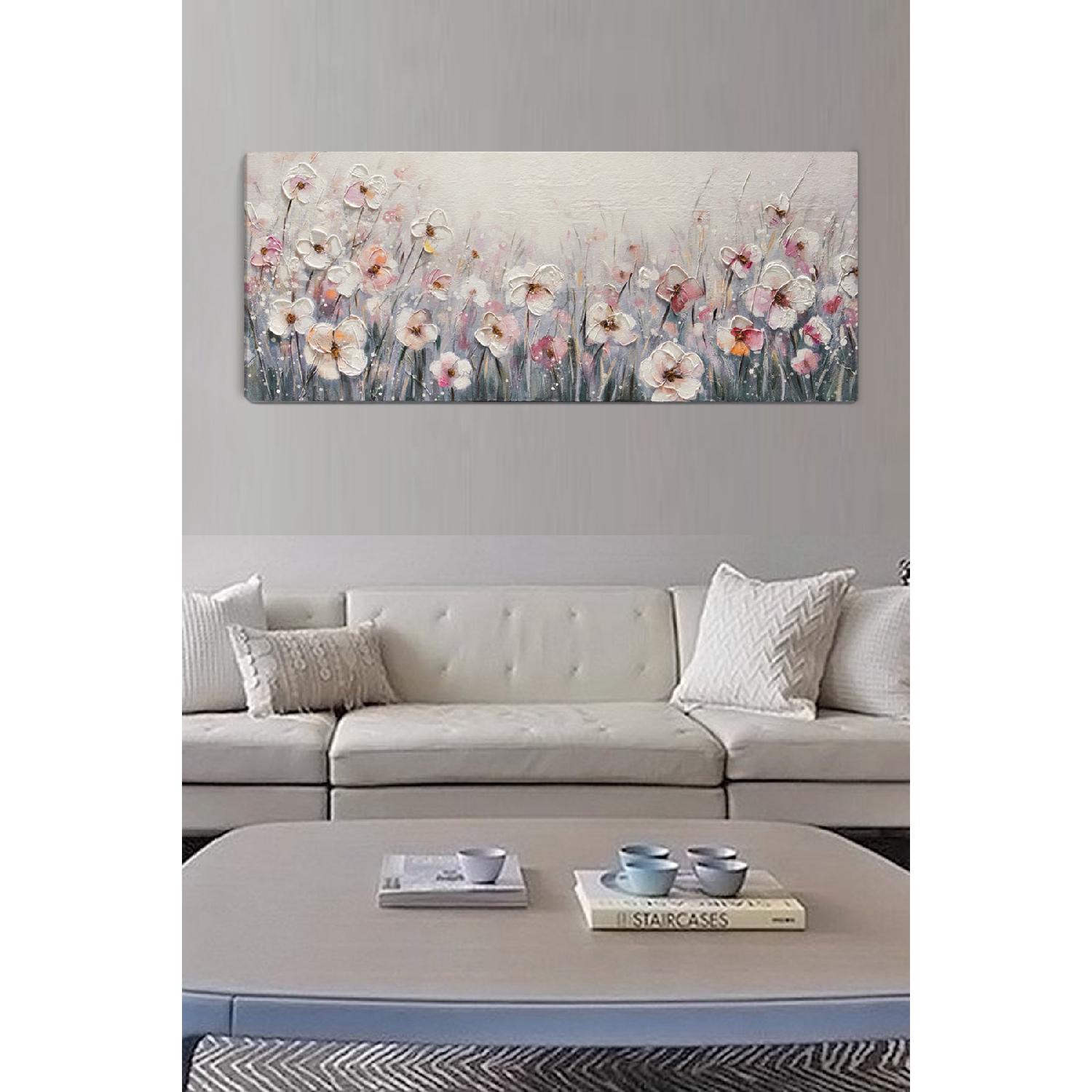 

Картина на холсте «Ромашки в саду» 30 x 70