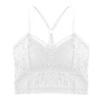 Sexy Lace Bralette Tube Tops Bandeau Summer Women Lace Bra Comfy Tanks Y Back Crop Top Girl Underwear Wire Free Padded Camisole